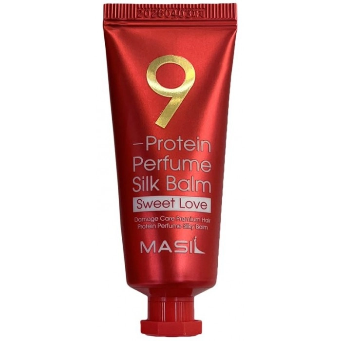 Незмивний парфумований протеїновий бальзам для пошкодженого волосся - Masil 9 Protein Perfume Silk Balm Sweet Love, 20 мл - фото N1