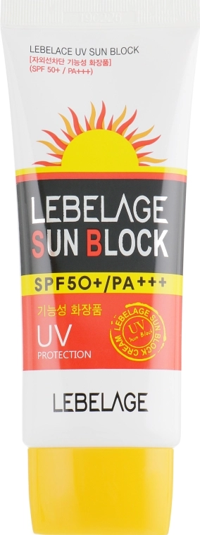Крем сонцезахисний - Lebelage UV Sun Block Cream SPF50+, 50 мл - фото N4