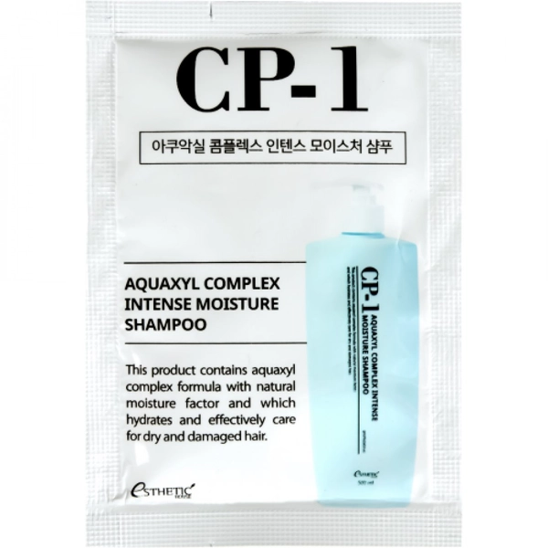 Інтенсивно зволожуючий шампунь з акваксилом - Esthetic House CP-1 Aquaxyl Complex Intense Moisture Shampoo, пробник, 8 мл - фото N1
