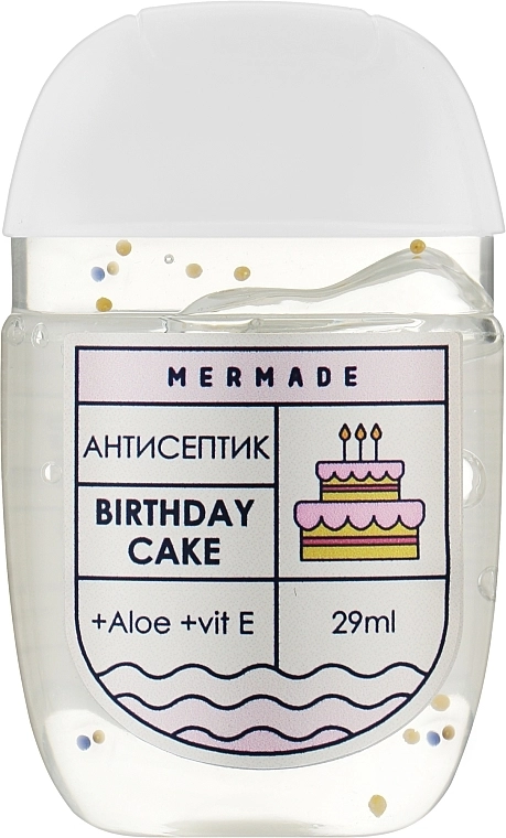 Mermade Антисептик для рук Birthday Cake Hand Antiseptic - фото N1