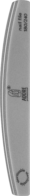 Adore Professional Баф для нігтів, півколо, 180/240 Nail File - фото N1