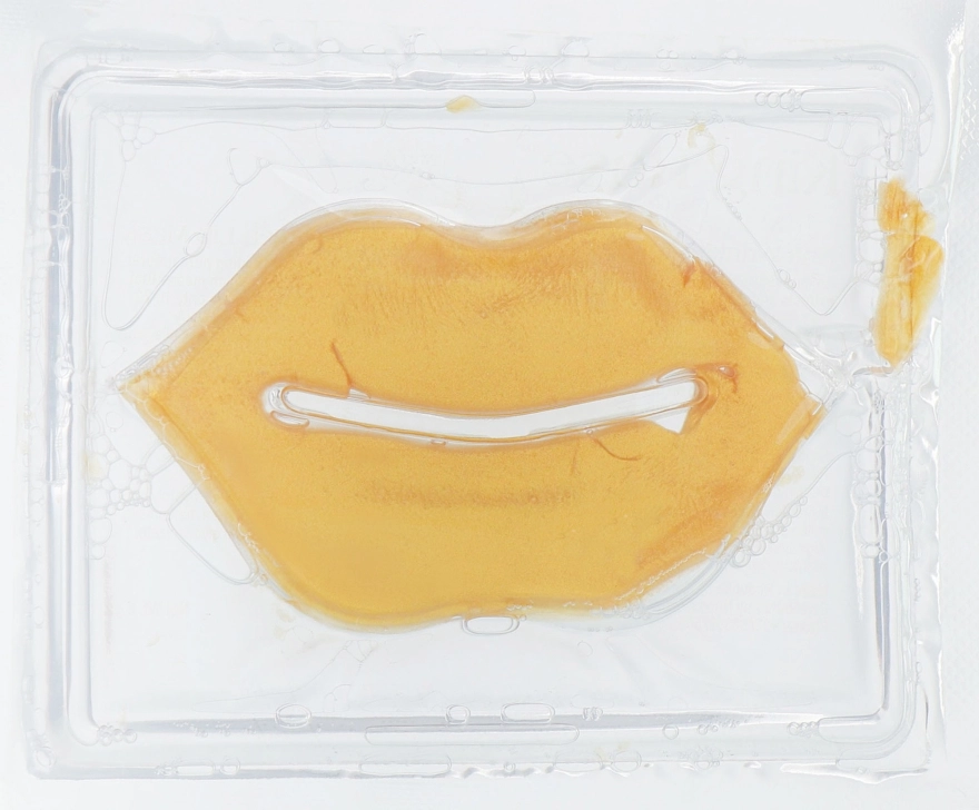 King Rose Зволожувальна гідрогелева маска-патч для губ з колагеном Anti Wrinkle And Moisturizing 24K Gold Collagen Lip Mask - фото N1