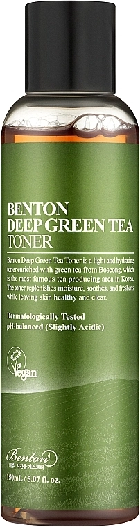 Benton Тонер для обличчя з зеленим чаєм Deep Green Tea Toner - фото N1