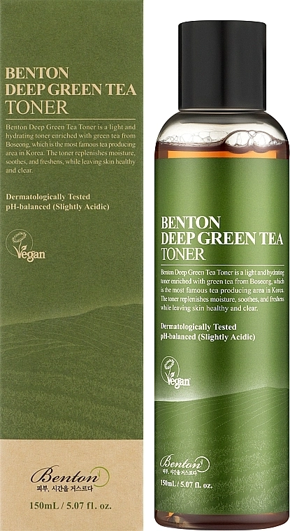 Benton Тонер для обличчя з зеленим чаєм Deep Green Tea Toner - фото N2