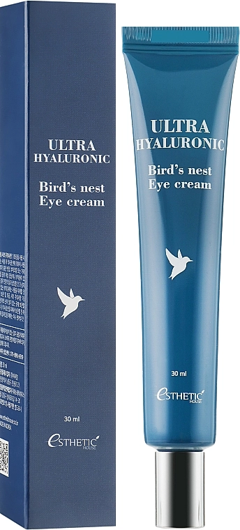 Крем для повік - Esthetic House Ultra Hyaluronic Acid Bird's Nest Eye Cream, 30 мл - фото N1
