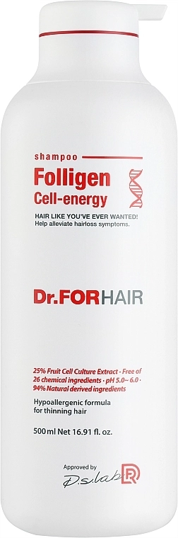 Dr. ForHair Шампунь "Енергія волосся" Folligen Cell Energy Shampoo - фото N1