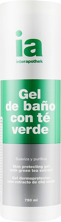 Interapothek Тонізувальний гель для душу з екстрактом зеленого чаю Gel De Bano Con Te Verde - фото N1