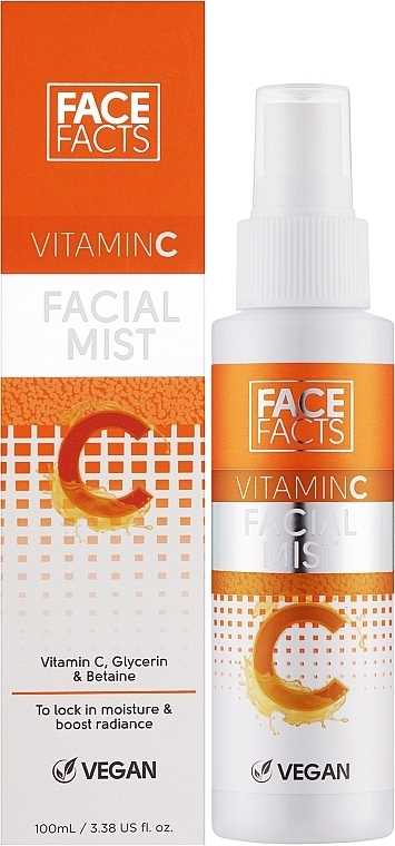 Міст для обличчя з вітаміном С - Face Facts Vitamin C Facial Mist, 75 мл - фото N2