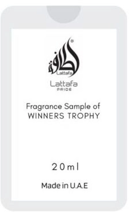 Парфумована вода унісекс - Lattafa Perfumes Pride Winners Trophy Silver, пробник, 20 мл - фото N1