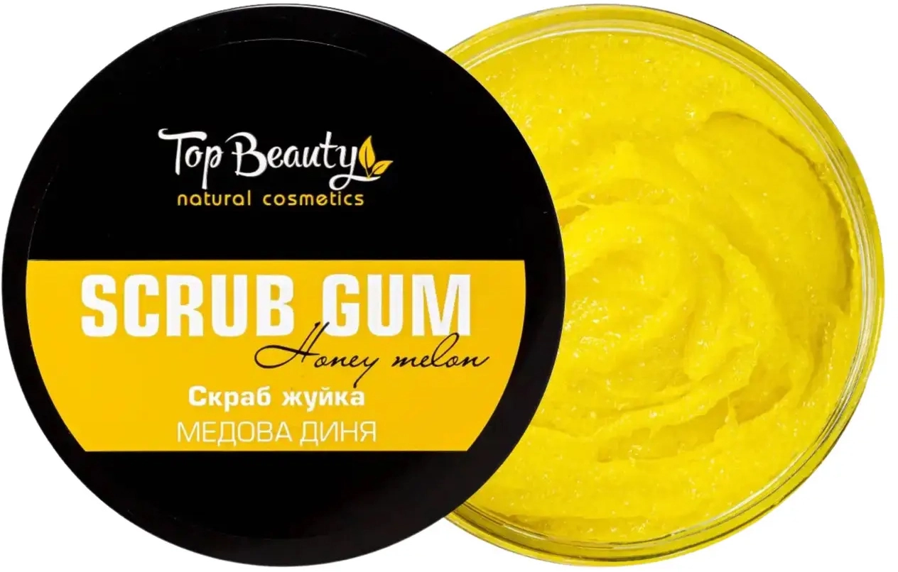 Скраб-жуйка для тіла "Медова диня" Scrub Gum - Top Beauty Scrub Gum Honey Melon, 250 мл - фото N2