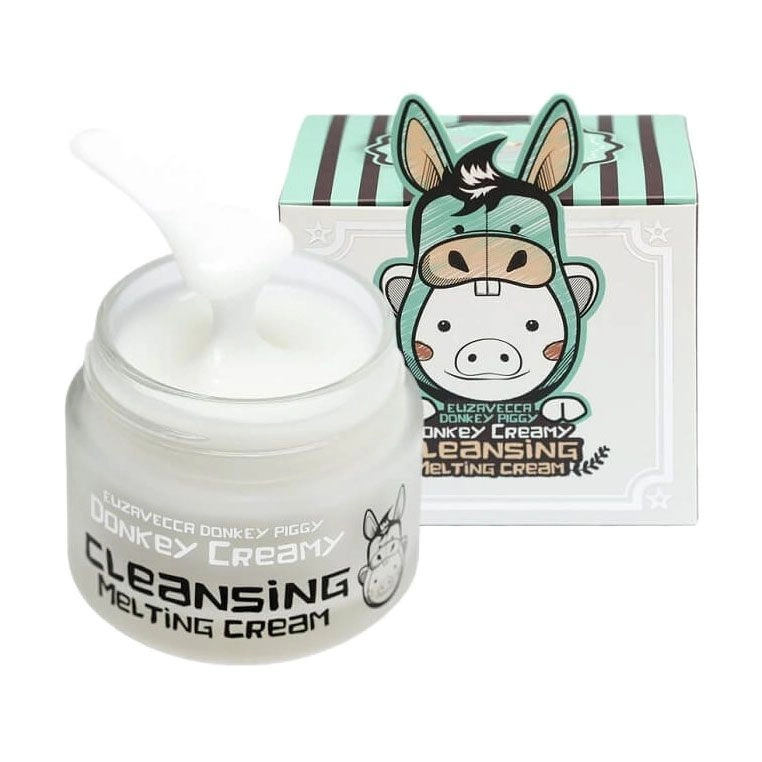 Elizavecca Очищувальний крем-олія для зняття макіяжу Donkey Creamy Cleansing Melting Cream, 100 мл - фото N3
