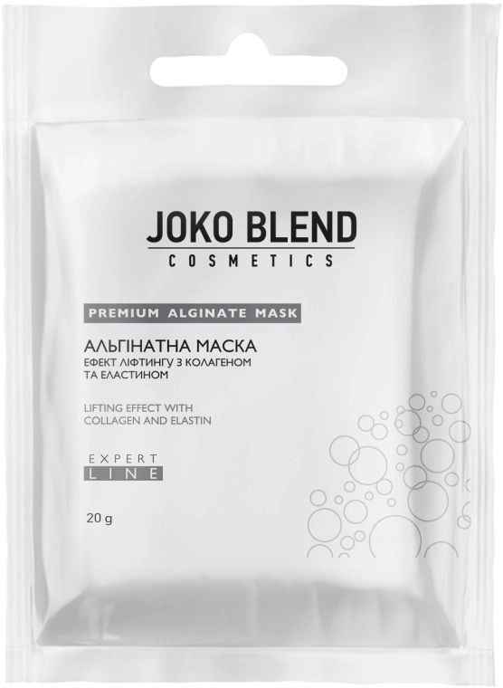 Альгінатна ліфтинг маска з колагеном та еластином - Joko Blend Premium Alginate Mask, 20 г - фото N1