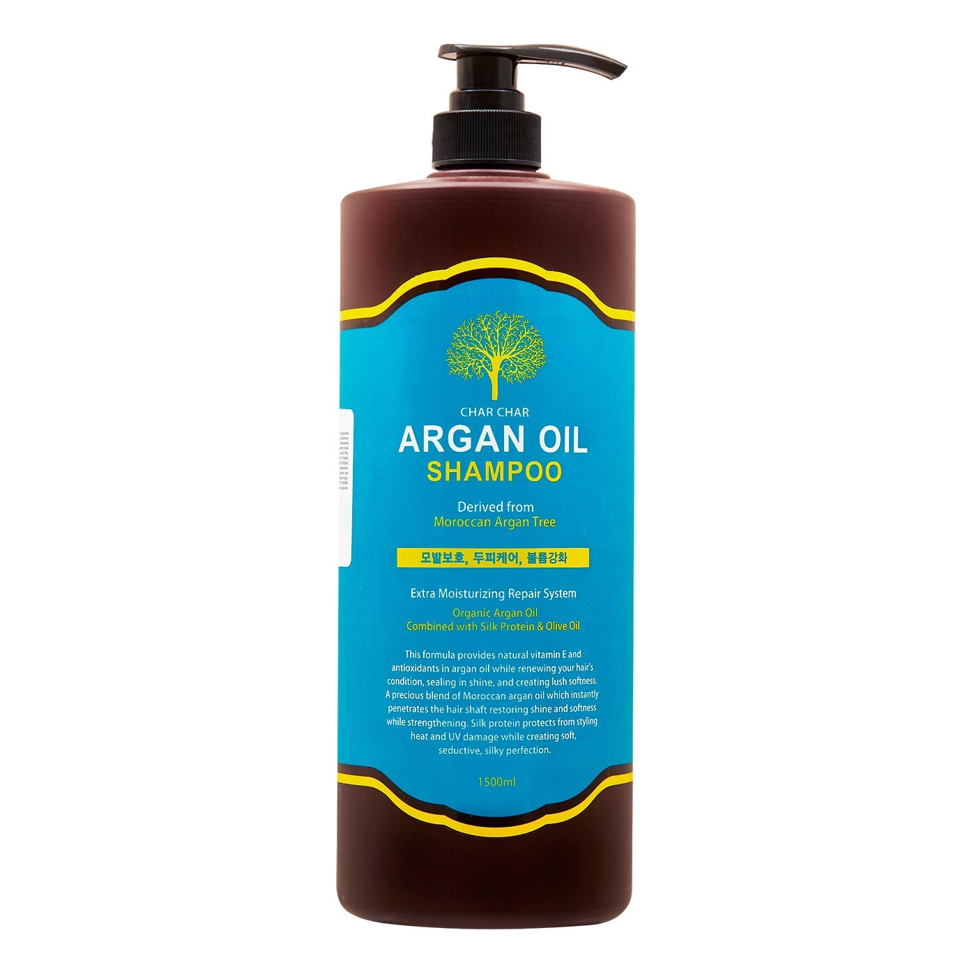 Шампунь для волосся Арганова олія - Char Char Argan Oil Shampoo, 1500 мл - фото N1