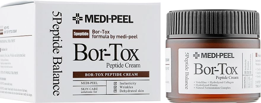 Ліфтинг-крем з пептидним комплексом - Medi peel Bor-Tox Peptide Cream, 50 мл - фото N4