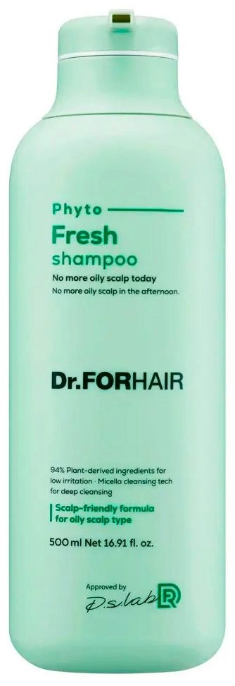 Міцелярний шампунь для жирної шкіри голови - Dr. ForHair Phyto Fresh Shampoo, 500 мл - фото N1