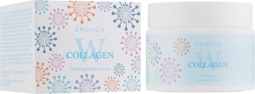 Освітлюючий крем для обличчя з колагеном 50 мл - Enough W Collagen Whitening Premium Cream, 50 мл - фото N1