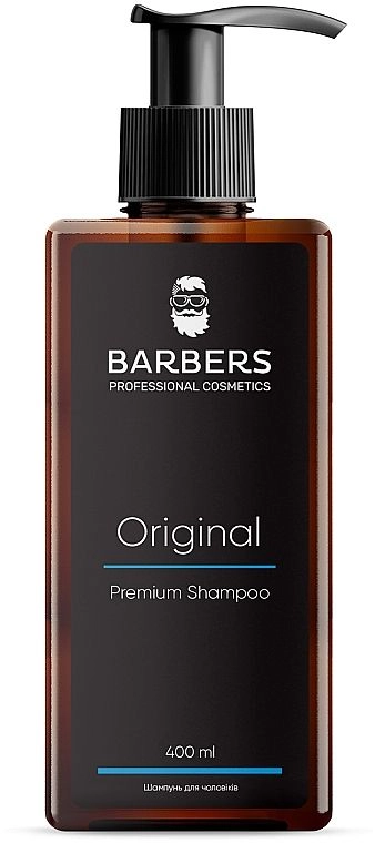 Шампунь для чоловіків для щоденного використання - Barbers Original Premium Shampoo, 400 мл - фото N1