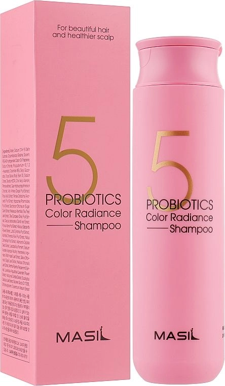 Шампунь для захисту кольору фарбованого волосся з пробіотиками - Masil 5 Probiotics Color Radiance Shampoo, 300 мл - фото N1