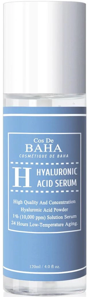 Інтенсивно зволожуюча сироватка з гіалуроновою кислотою - Cos De Baha Pure Hyaluronic Acid Serum, 120 мл - фото N1