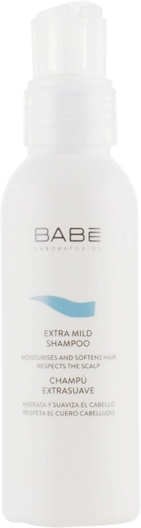 Екстрам'який шампунь для всіх типів волосся - BABE Laboratorios Extra Mild Shampoo, travel size, 100 мл - фото N1