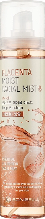 Спрей для обличчя Плацента - Bonibelle Placenta Moist Facial Mist, 130 мл - фото N1