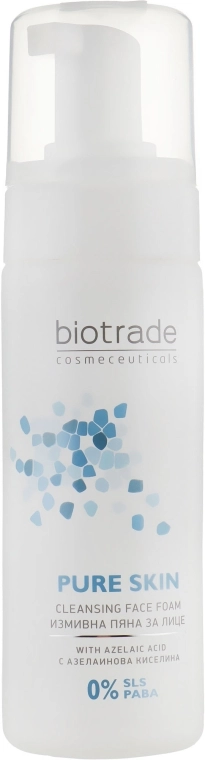 Пінка для вмивання з ефектом звуження пор та зволоження - Biotrade Pure Skin Cleansing Face Foam, 150 мл - фото N1