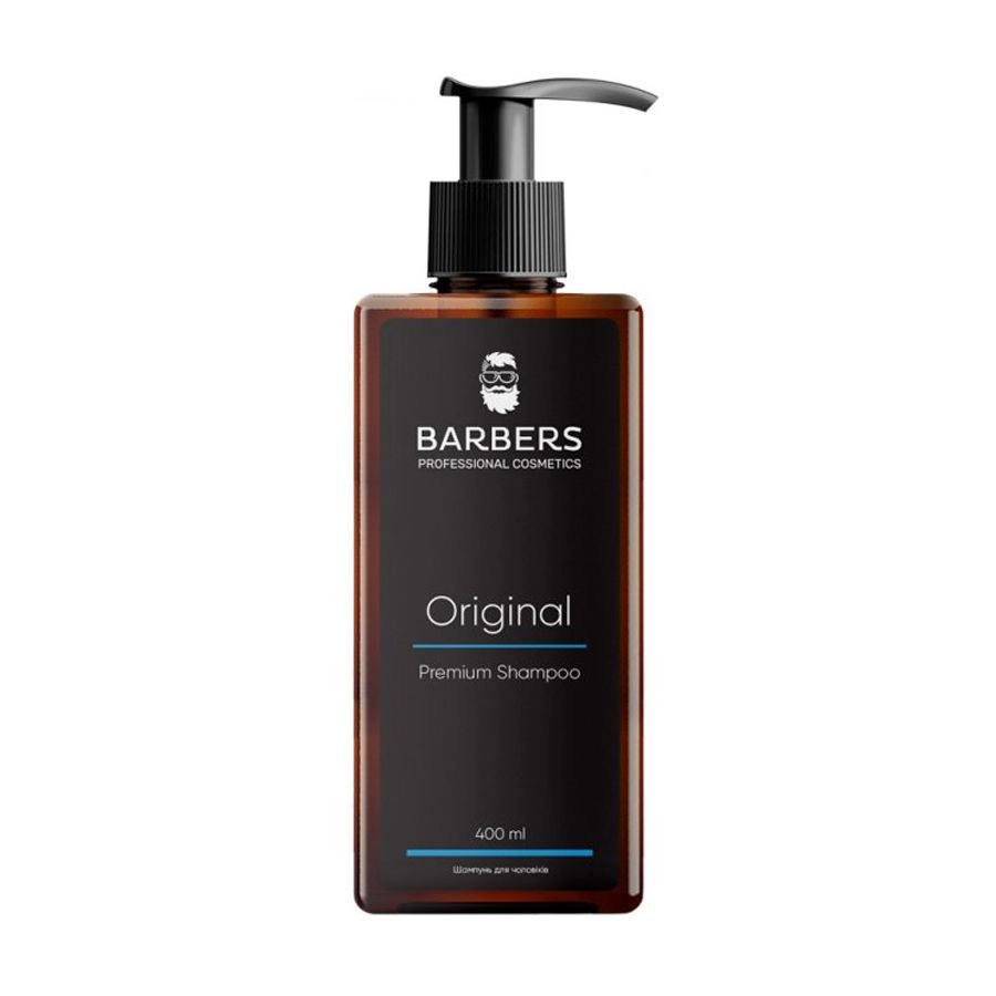 Шампунь для чоловіків для щоденного використання - Barbers Original Premium Shampoo, 400 мл - фото N3