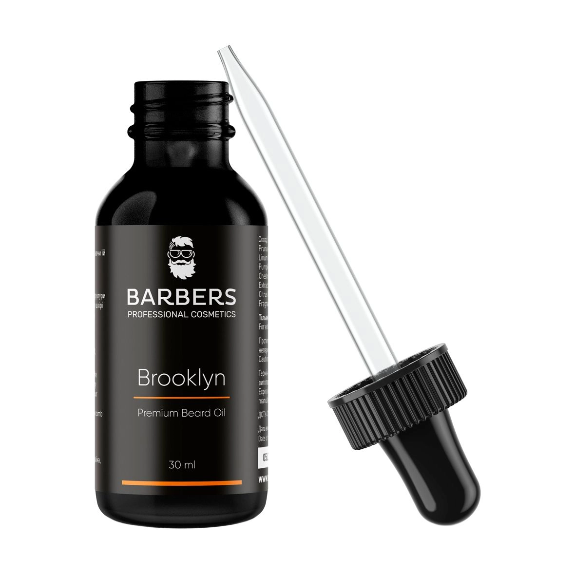 Олія для бороди - Barbers Brooklyn Premium Beard Oil, 30 мл - фото N4