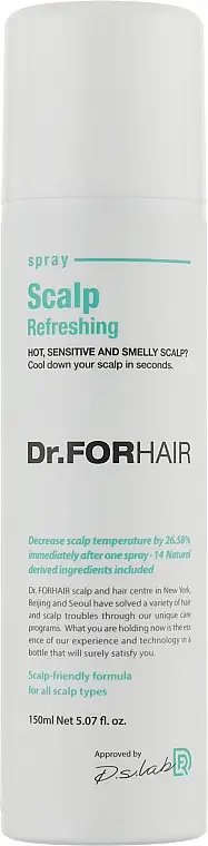 Освіжаючий спрей для шкіри голови - Dr. ForHair Dr.FORHAIR Scalp Refreshing Spray, 150 мл - фото N1