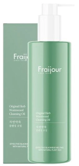 Гідрофільна олія для чутливої шкіри з екстрактом полину - Fraijour Original Herb Wormwood Cleansing Oil, 210 мл - фото N2