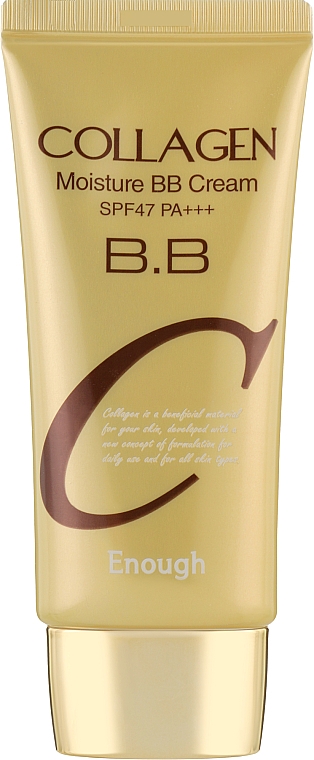Зволожуючий BB-крем з колагеном - Enough Collagen Moisture BB Cream SPF 47 PA+++, 50 мл - фото N1