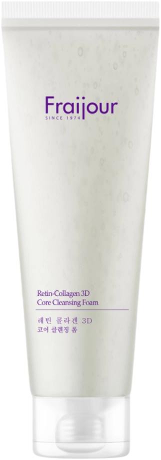 Оновлююча пінка для вмивання з колагеном та ретинолом - Fraijour Retin-Collagen 3D Core Cleansing Foam, 250 мл - фото N1