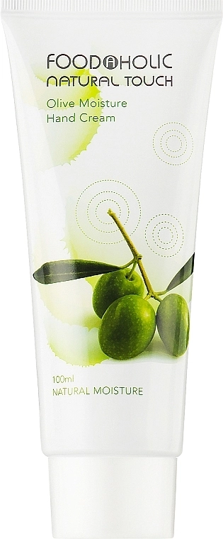 Зволожуючий крем для рук з екстрактом оливи - Foodaholic Natural Touch Olive Moisture Hand Cream, 100 мл - фото N1