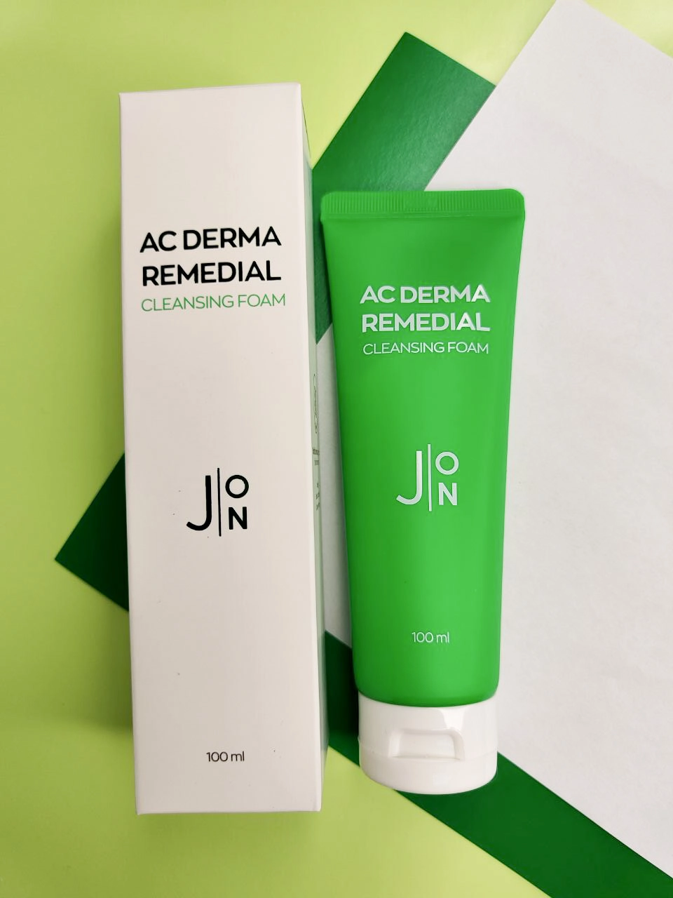 Пінка для вмивання для проблемної шкіри - J:ON AC Derma Remedial Cleansing Foam, 100 мл - фото N4