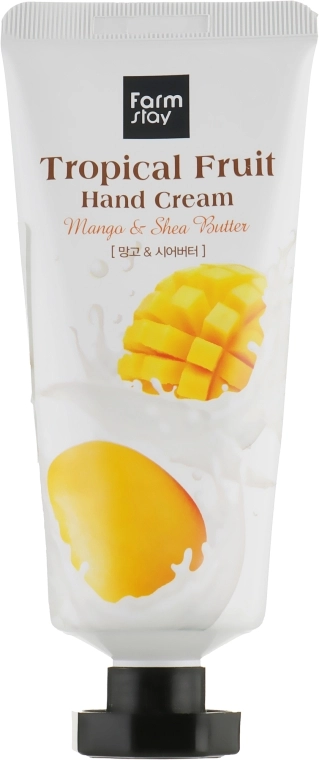 Крем для рук з манго та олією ши - FarmStay Tropical Fruit Hand Cream Mango & Shea Butter, 50 мл - фото N1
