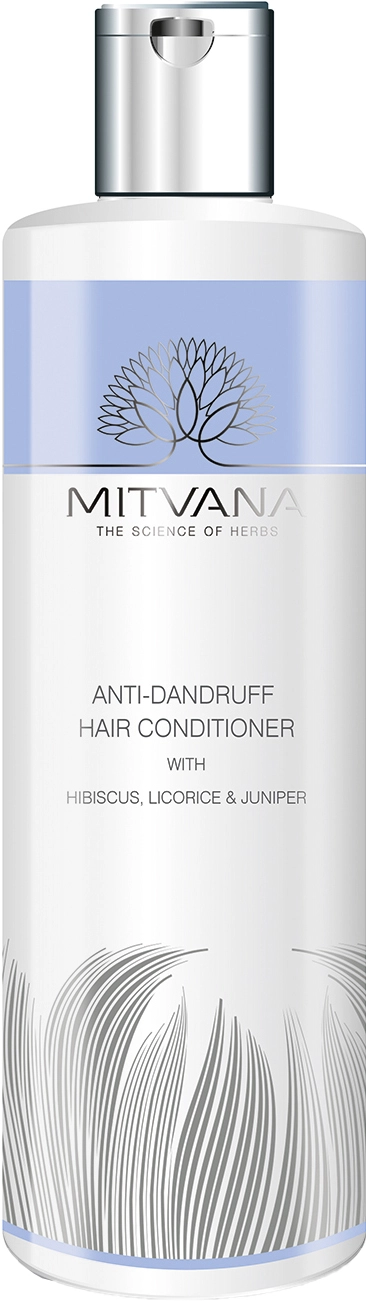 Кондиціонер для волосся проти лупи з ялівцем та лакрицею - Mitvana Anti Dandruff Hair Conditioner with Hibiscus, Licorice & Juniper, 200 мл - фото N1