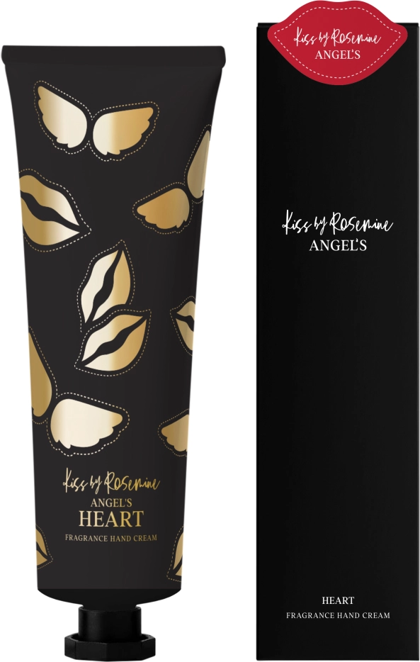 Парфумований крем для рук "Серце янгола" - Kiss by Rosemine Fragrance Hand Cream Angel's Heart, 60 мл - фото N2