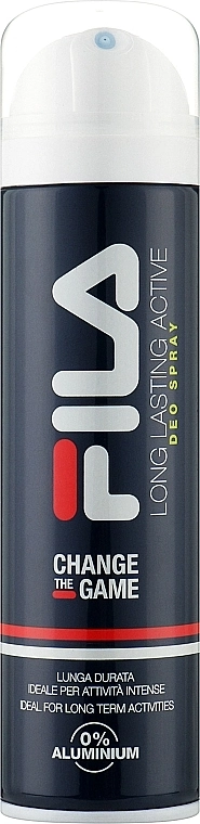 Дезодорант-спрей - FILA Long Lasting Active Deodorant Spray, 150 мл - фото N1