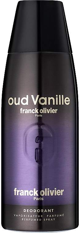 Парфумований дезодорант-спрей унісекс - Franck Olivier Oud Vanille, 250 мл - фото N1