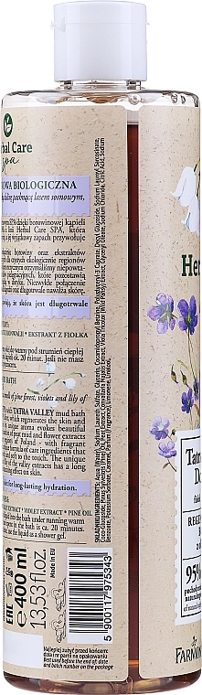 Farmona Гель для ванни "Татраська долина" з хвойною олією Herbal Care SPA - фото N2