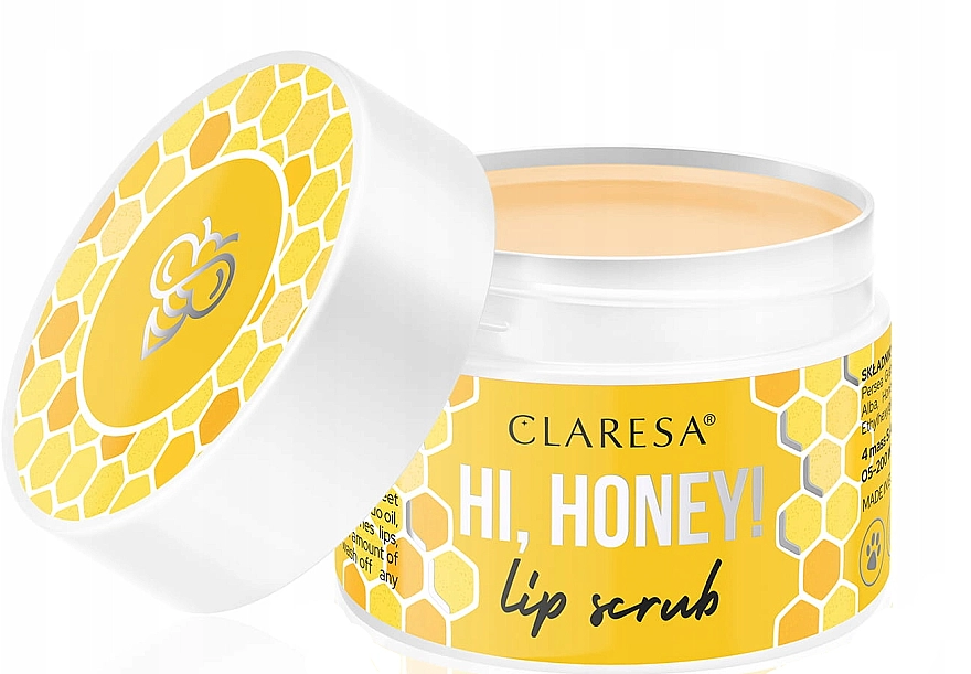 Claresa Медовий скраб для губ Honey Lip Scrub - фото N1