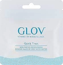 Glov Міні-рукавичка для зняття макіяжу, слонова кістка Quick Treat Hydro Demaquillage - фото N2