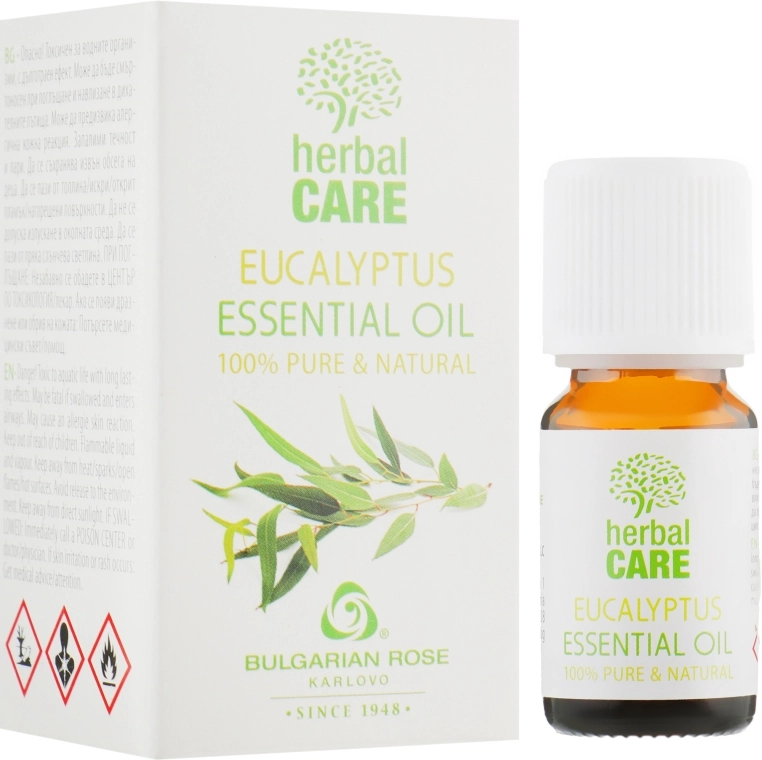 Bulgarian Rose Ефірна олія "Евкаліпт" Eucalyptus Essential Oil - фото N1