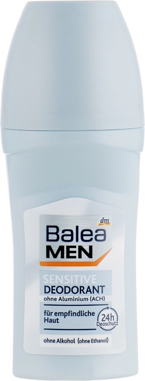 Balea Кульковий дезодорант для чутливої шкіри Men Sensitive Deodorant - фото N1