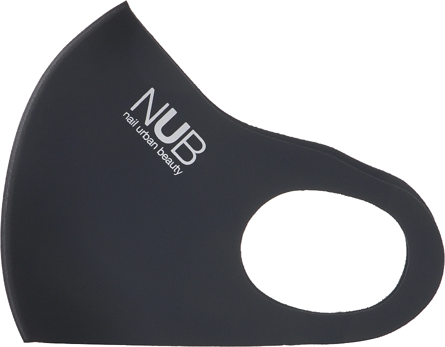 NUB Захисна маска на обличчя, чорна Dust Protector - фото N1