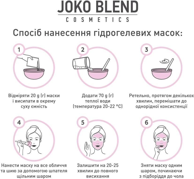 Joko Blend Маска гідрогелева для обличчя Youthful Elixir Hydrojelly Mask - фото N6