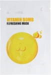 Тонізуюча тканинна маска з вітамінами - Medi peel Vitamin Bomb Refreshing Mask, 25 мл, 1 шт - фото N3
