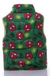 BABYKROHA Жилетка для хлопчика на флісі Babykroha із принтом Spider Man зелена, 104 - фото N3