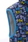BABYKROHA Жилетка для хлопчика на флісі Babykroha зі звірятками синя, 98 - фото N2