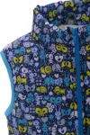 BABYKROHA Жилетка для хлопчика на флісі Babykroha зі звірятками синя, 98 - фото N4